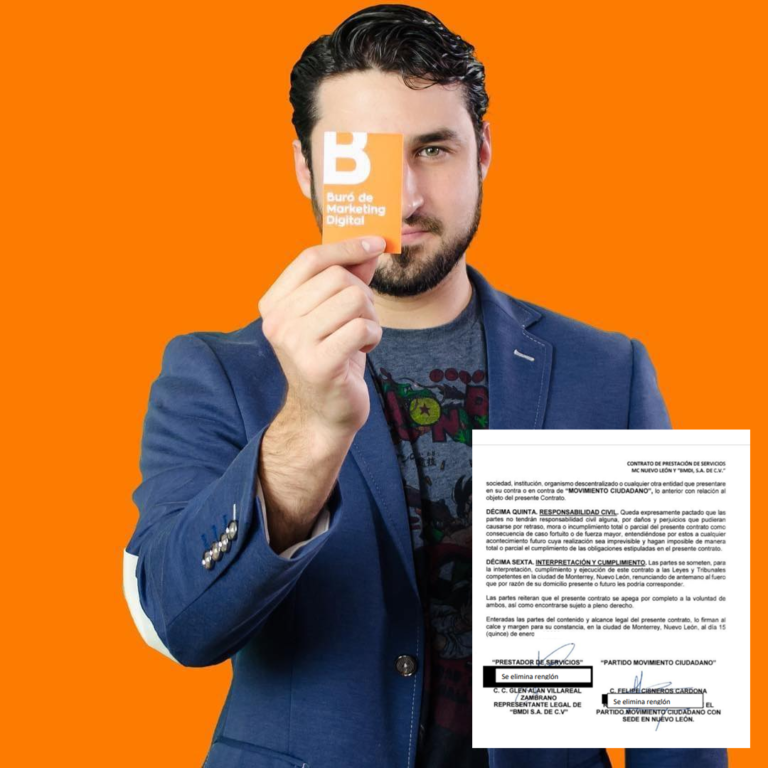 Usa Glen Villarreal facturera para comprar encuestas